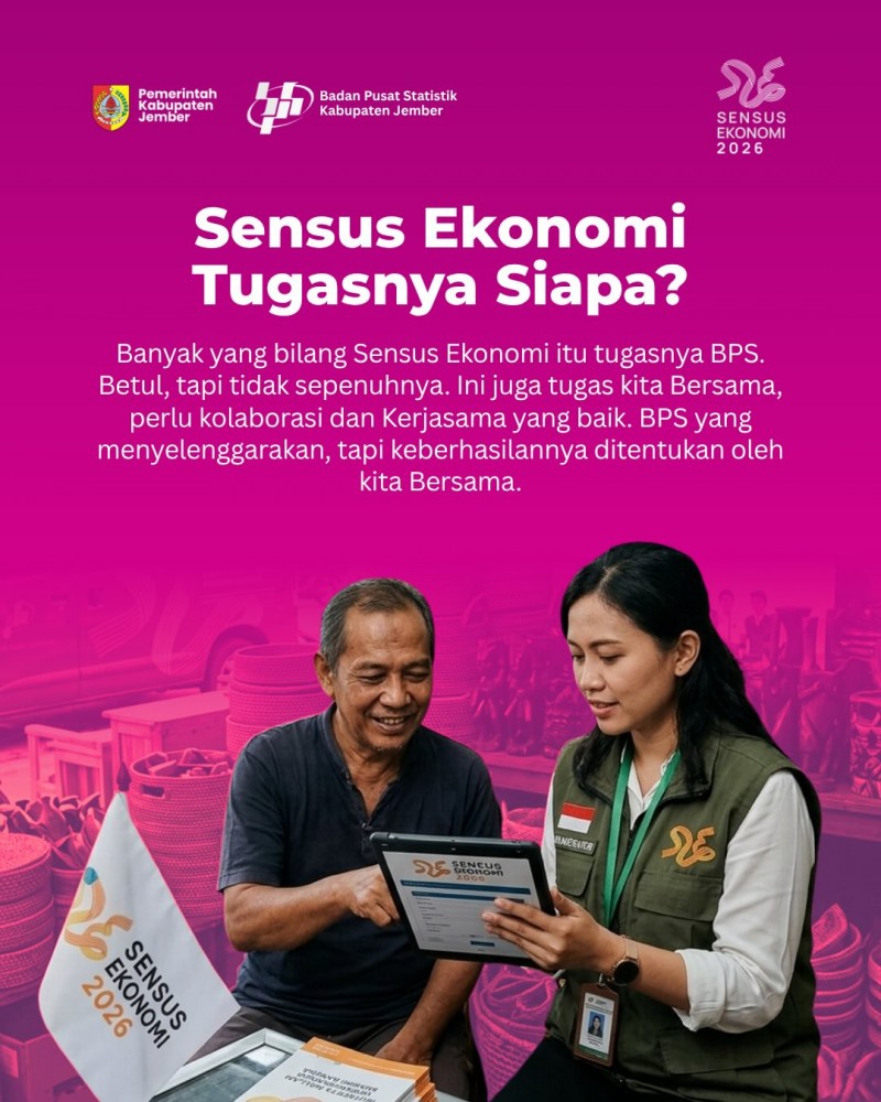 SENSUS EKONOMI TUGASNYA SIAPA? 